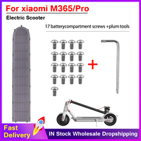 17PCS Bottom Battery Cover Screws Stainless Steel Metal Screws for Xiaomi Mijia M365 Electric Scooter Repaired Parts Accessories