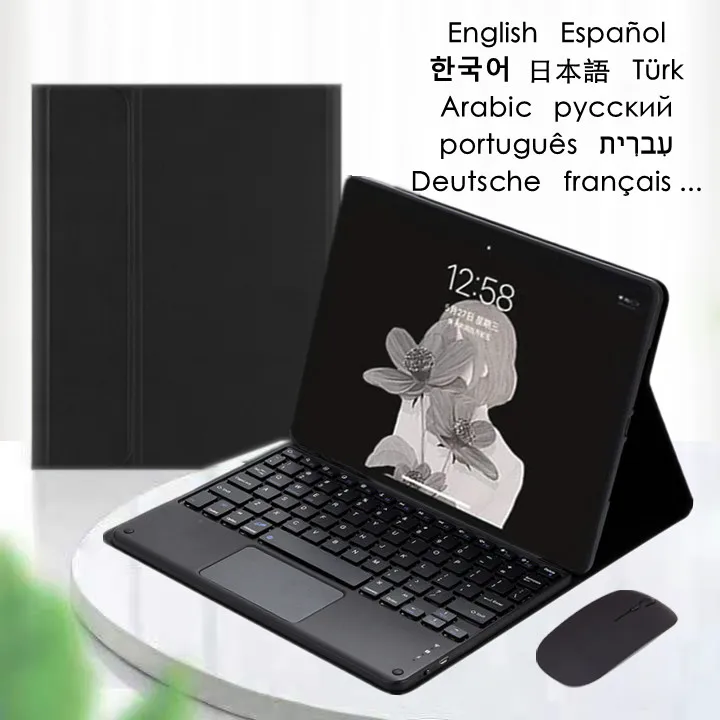 Touchpad Tastatur Fall Für Xiaomi Redmi Pad 10.61 "2022 Flip Stand PU Magnetische Abdeckung Für Redmi Pad 10,61 zoll tablet Fall