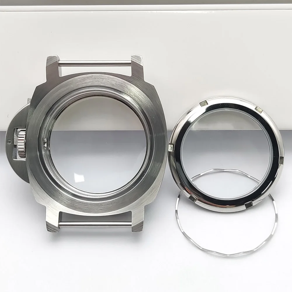 New Polished/Matte NH35 40MM Accessories Stainless Steel Fit NH35 NH36 Movement Sapphire Crystal Fit 28.5mm Dial Watch