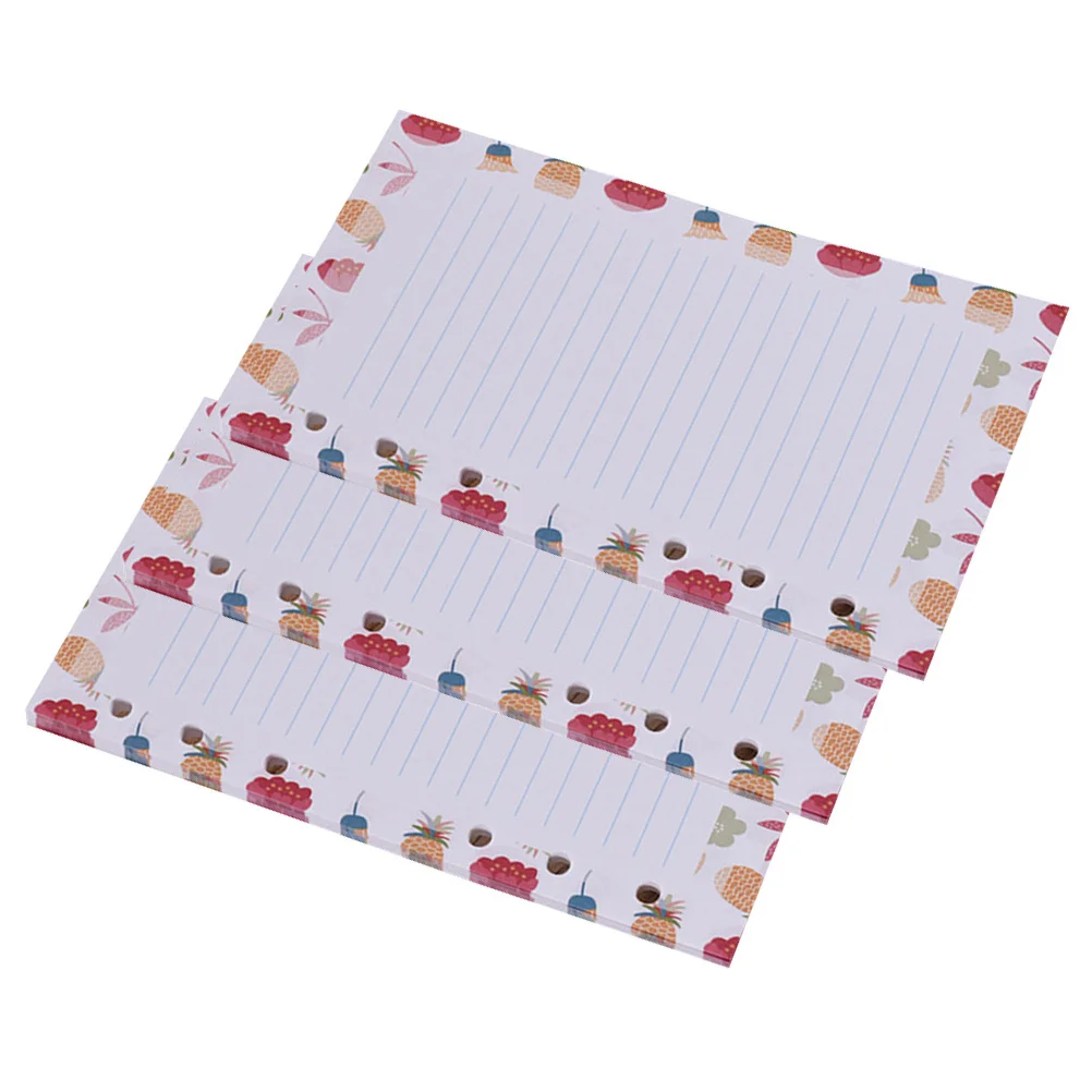 

Notepad Refill High-Class Materials Six Holes Easy Insertion Smooth Surface for Writing Notes
