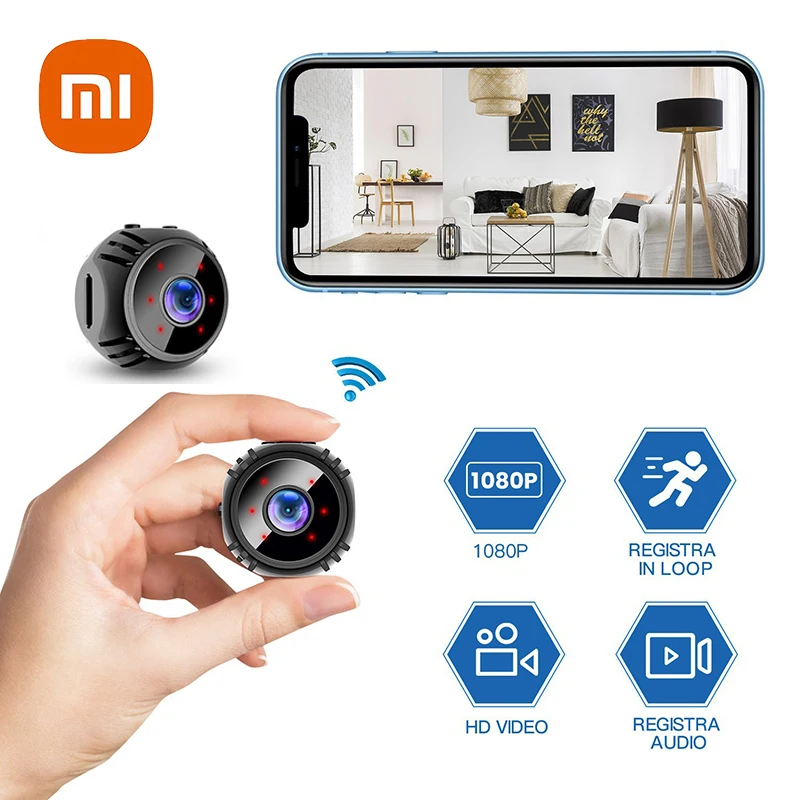 

Xiaomi Smart Wi-Fi Мини-камера ночного видения, наблюдение, безопасность, монитор для домашних животных, домашняя безопасность, Wi-Fi, сетевая камера