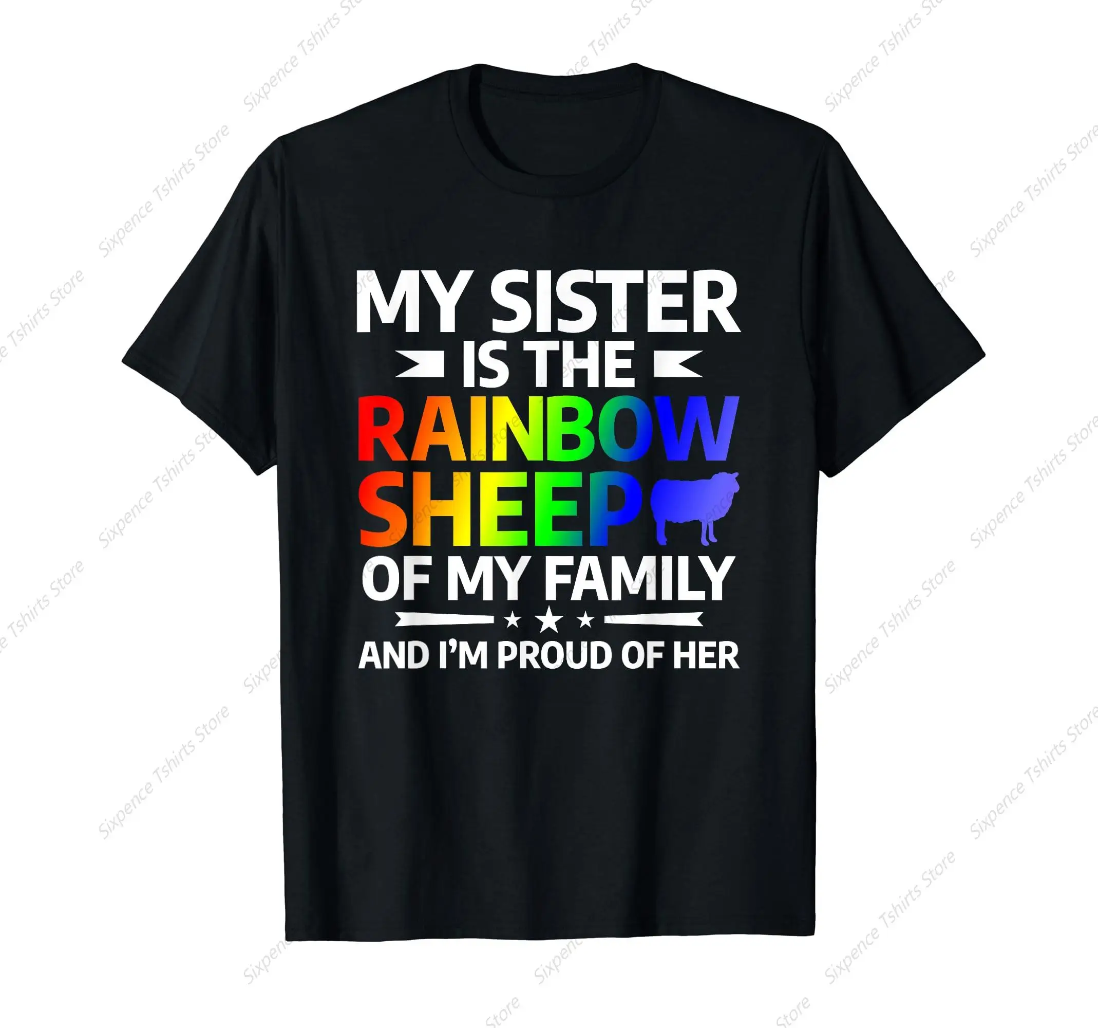 The Rainbow Sheep Lovely Pride T-Shirt