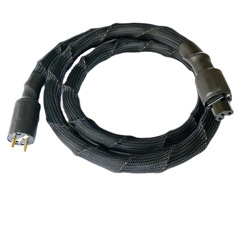 Hi-end XP MKII 7N Copper HiFi Audio Power Cable US & EU Plug for Amplifier DAC DVD CD Player