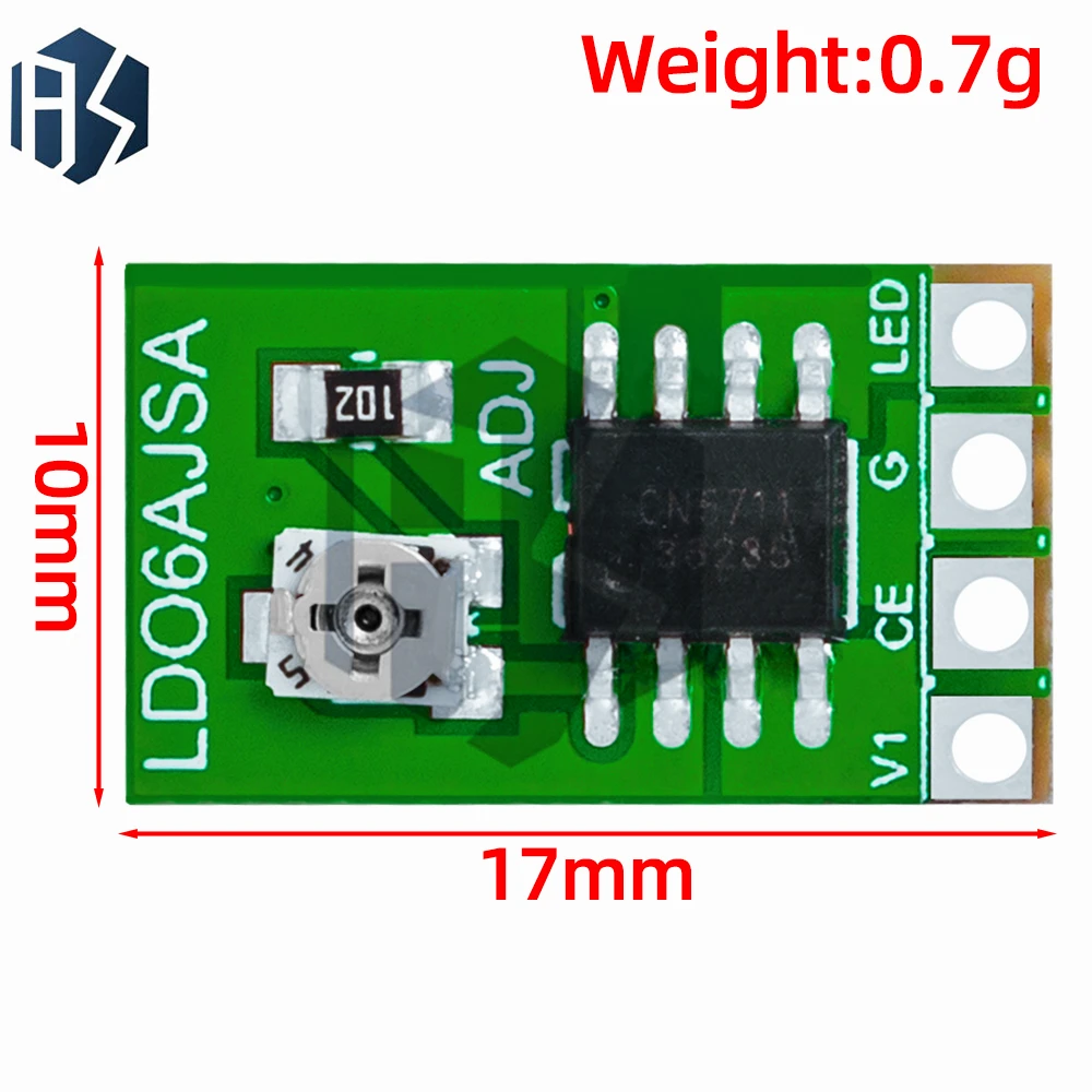 30-1500MA Регулируемый светодиодный драйвер постоянного тока 3,3 В 3,7 В 4,2 В 5 В Плата управления ШИМ Плата модуля мощности понижающего модуля питания