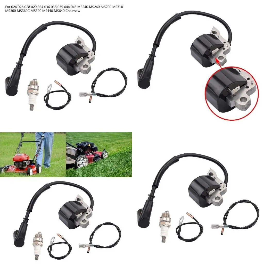 Liineparalle Ignition Coil Parts for MS260 MS240 MS290 MS310 MS360 MS360C MS390 Includes Switch Wires high quality