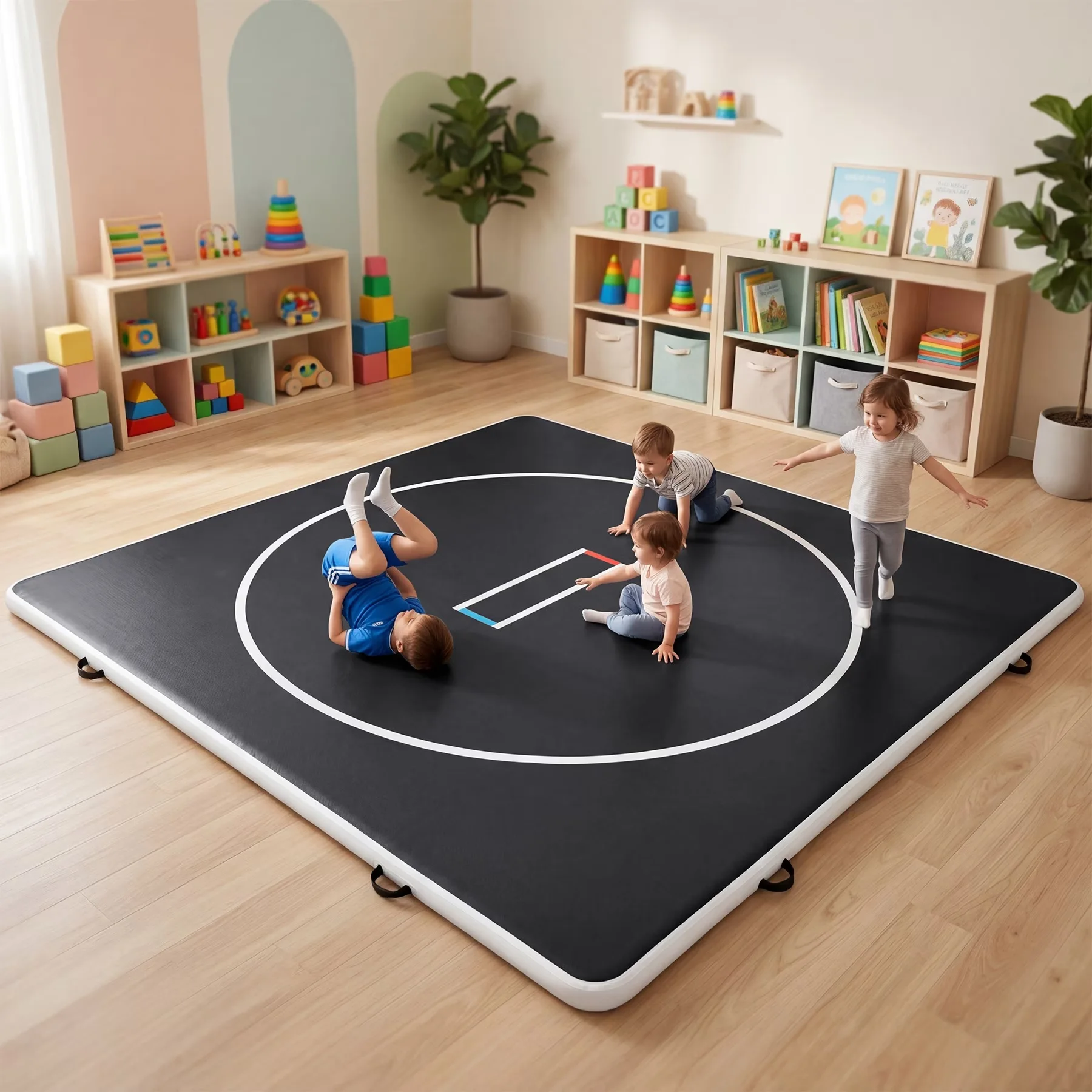 Gymnastics Mat Thick - Wrestling Mat Inflatable, Martial Arts Thick