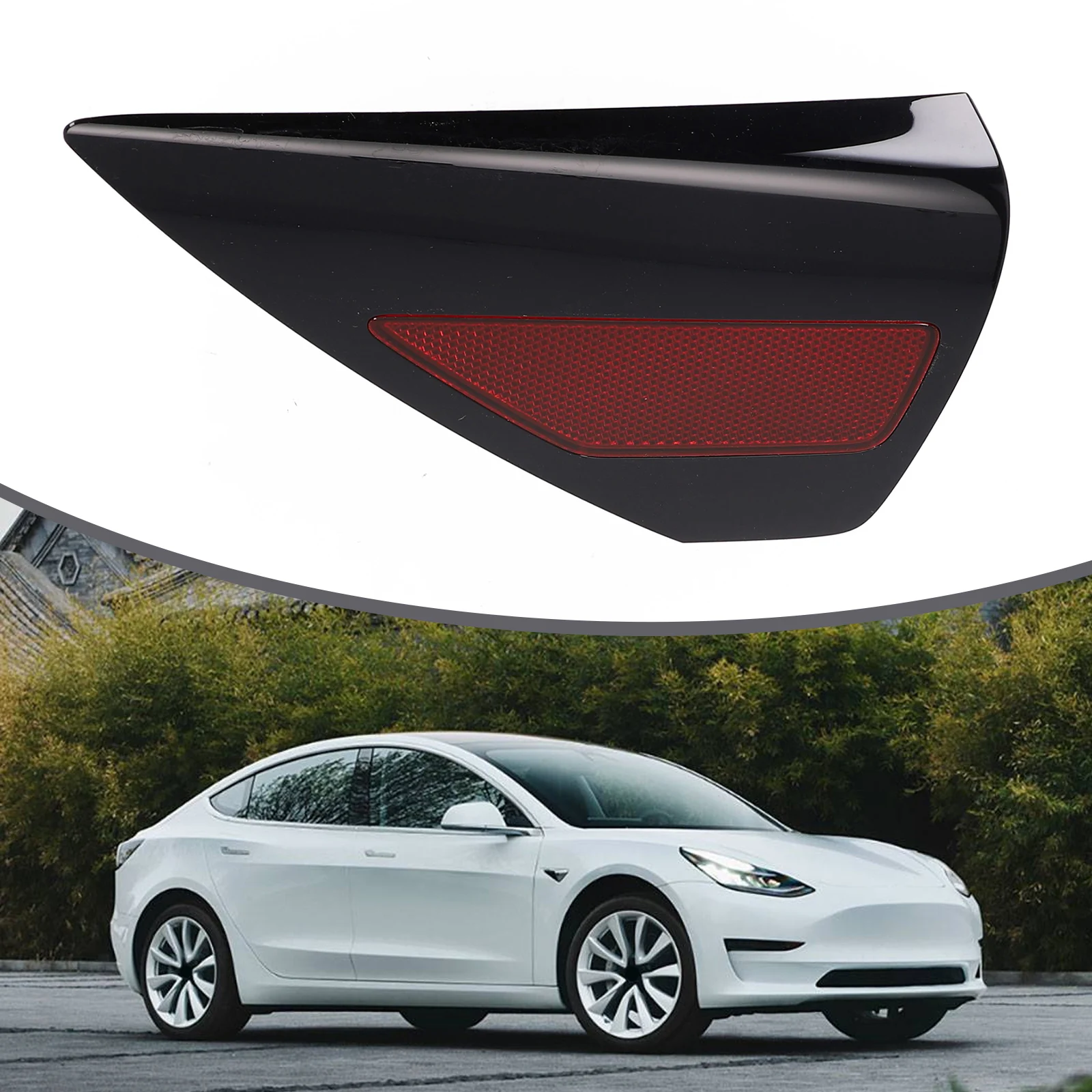 New Practical Charge Door Cover ABS Driver Side Quarter For Tesla Model 3 Y 2017-23 Left Replacement 108485499J