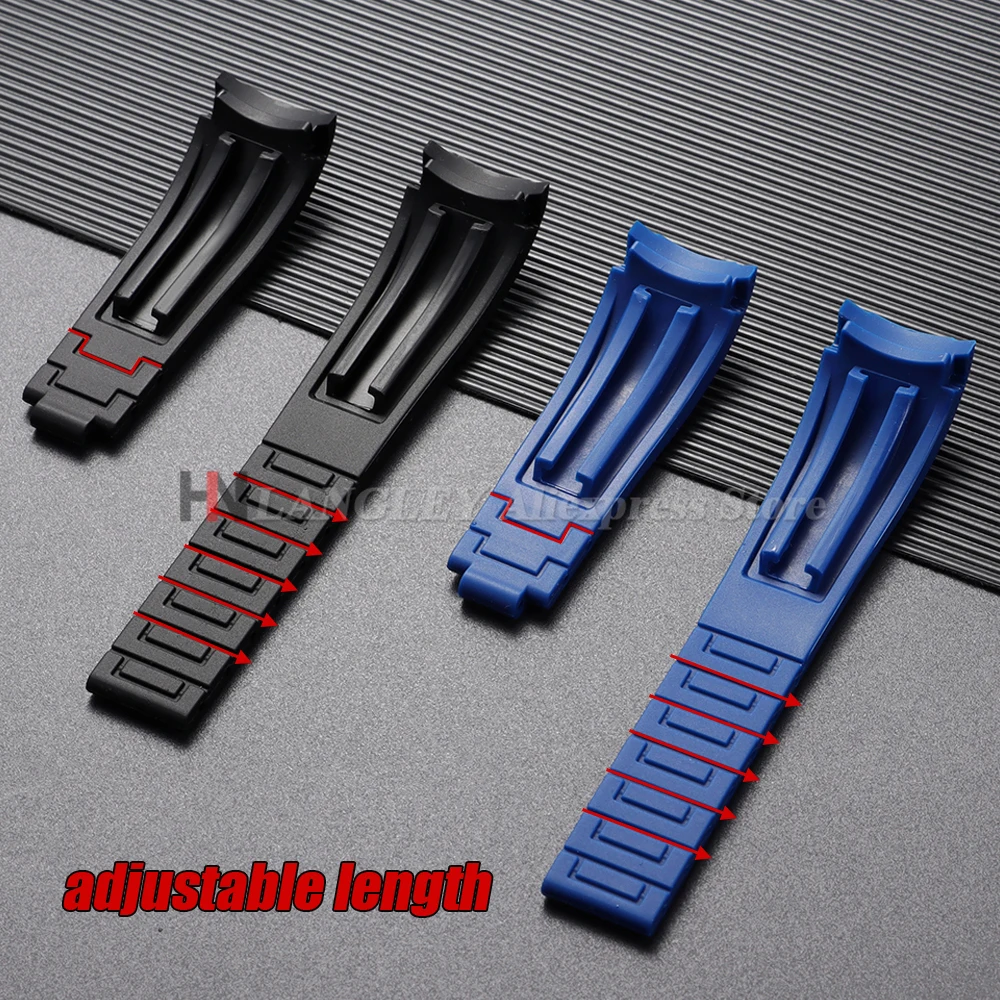 20mm 21mm 22mm cinturino in silicone con estremità curva per Rolex DAYTONA SUBMARINER Yacht-Master GMT Explorer cinturino da polso braccialetto sportivo in gomma