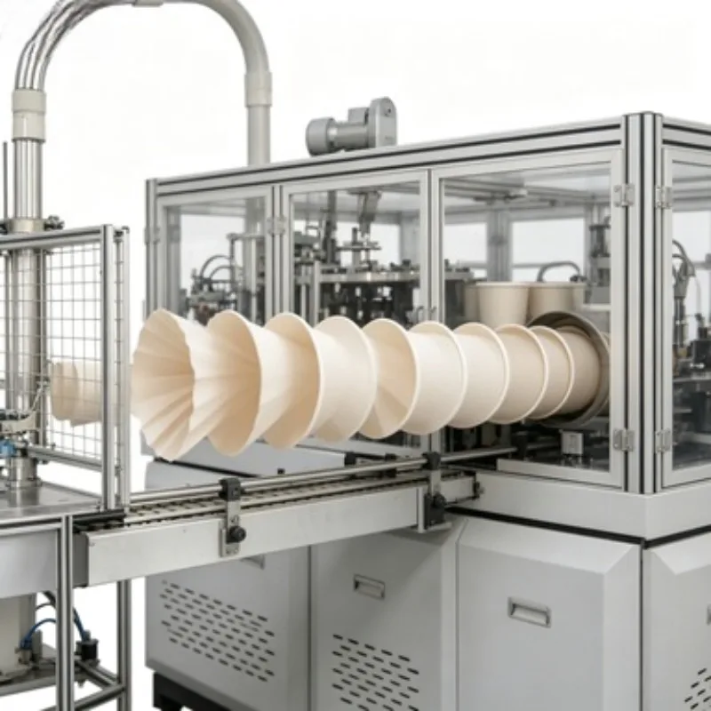 Disposable Paper Cup Machine Paper Cup Forming Machine Fully Automatic Production Line for Factory Small Business