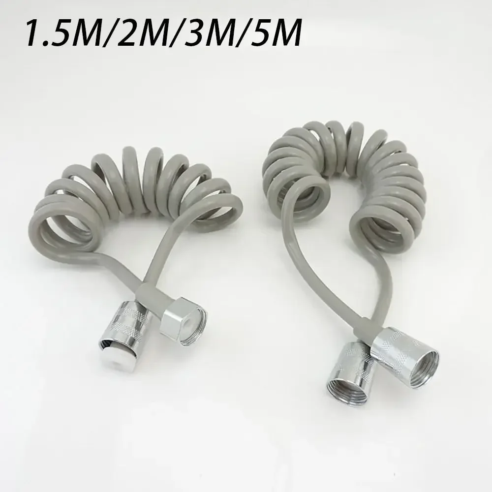 1Pcs Telephone Line Spring Shower Hose Toilet Bidet Bathroom Accessories Sprayer Connect Pipe Flexible 1.5M/2M /3M/5M