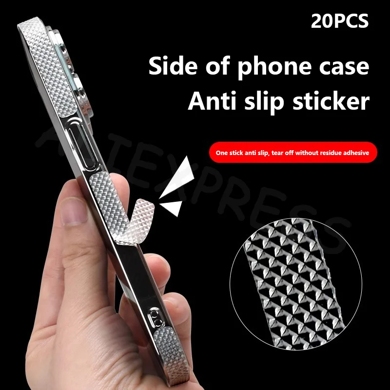 20 PCS Mobile Phone Case Anti-slip Sticker Side Anti-slip Earphone Computer Tablet Anti-slip Anti-collision Sticker DIY
