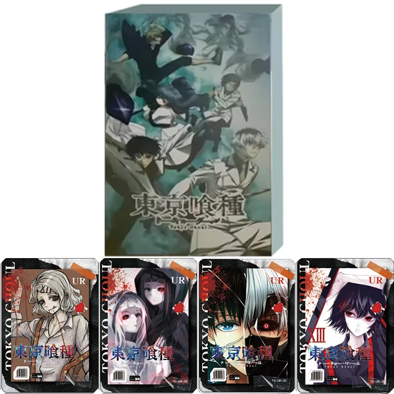 Tokyo Ghoul Card Hot Blood Battle Classic Return Rare Mysterious ID Anime Rare Metal Card Collection Toys Cards Gifts