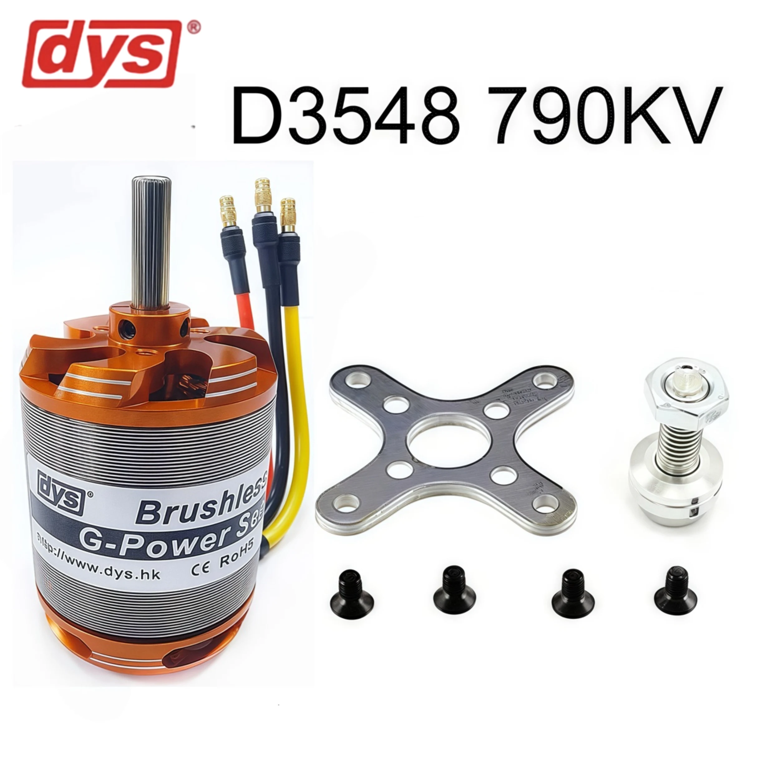 DYS D3548 790KV 900KV 1100KV Motor sem escova 3-5S para drones de asa fixa RC Multicopters Avião Helicóptero
