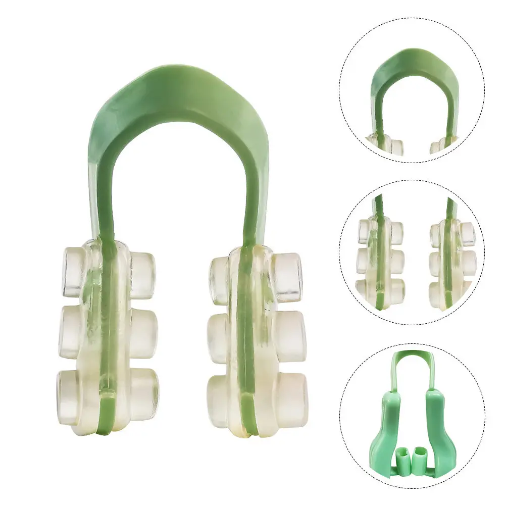 1Set Night Nose Clips U-Type Nose Shaping Silica Gel Soft Comfortable Durable Woman Sleeping Use U-Type Nasal Splint