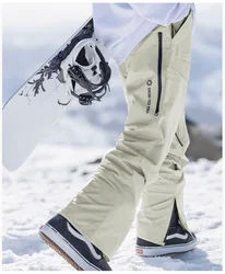 John Snow Winter Warm Snowboarding Pants Waterproof Breathable Fashion Ski Trousers Male And Female Outdoor Sports Ski Pants