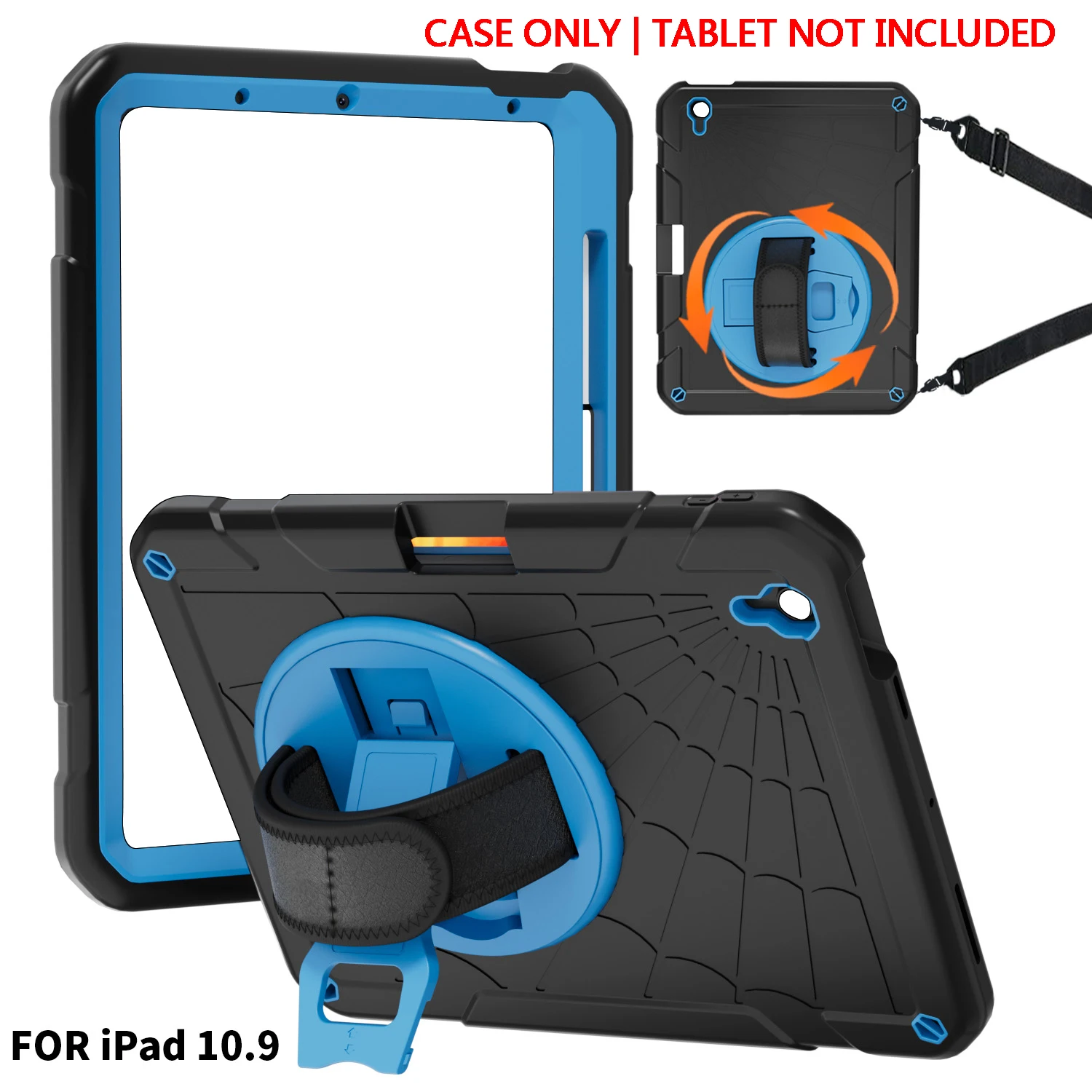 

Совместим с iPad Air 5-го поколения 2022 г. / Совместим с iPad Air 4-го поколения 2018–11 дюймов, прочным и прочным защитным экраном.