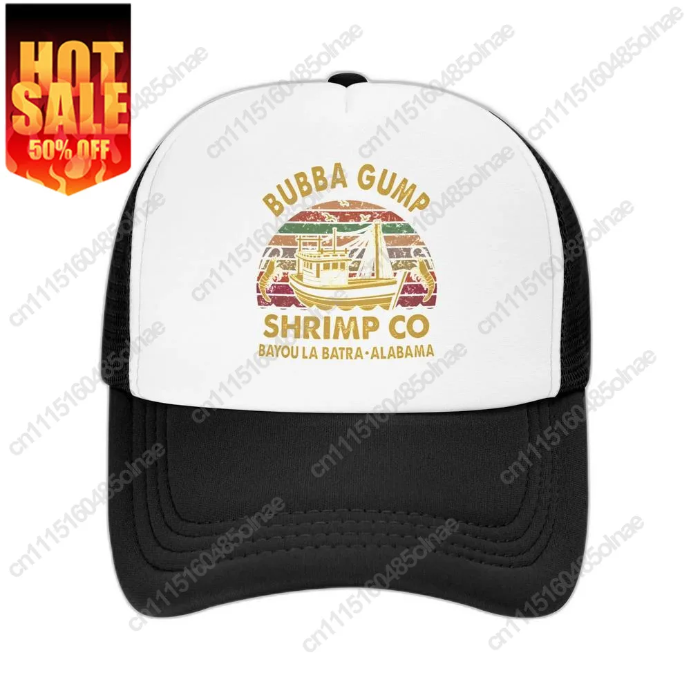 Punk Retro Bubba Shrimp Boat Baseball Cap Men Women Adjustable Forrest Gump Movie Trucker Outdoor Snapback Dad Hat