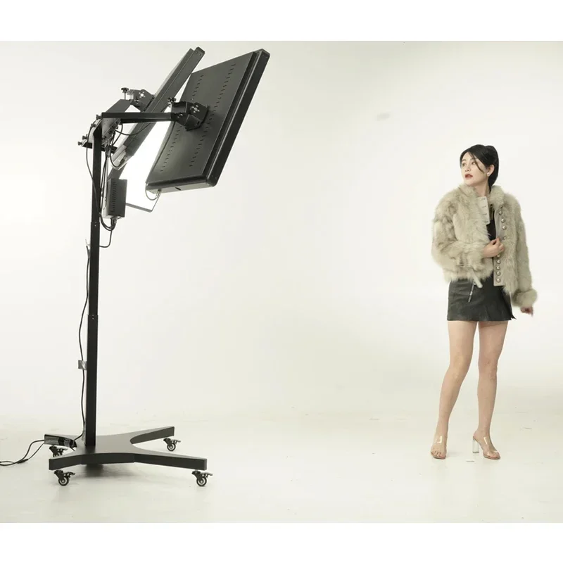 La fotocamera professionale del 2025 ha condotto l'illuminazione fotografica dell'attrezzatura di streaming live del supporto della luce dello studio del fotografo video