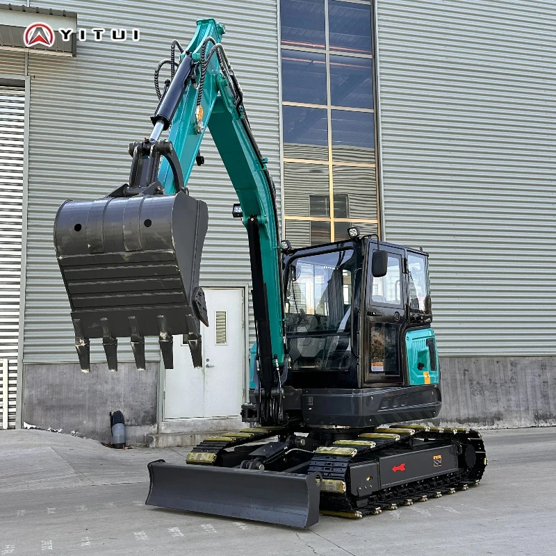 حفارة صغيرة 1.2 طن مخصصة عمق الحفر العميق 3 أمتار محرك كوبوتا ضمان جودة مبيعات المصنع مباشرة #4