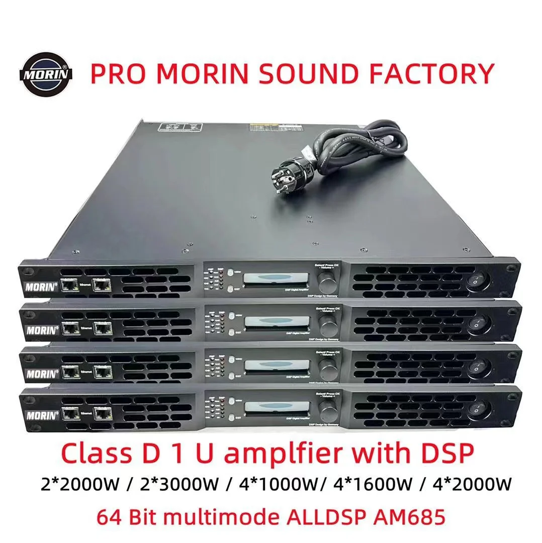 Professional New Technology Morin K30 Metal 2 Channel Power Amplifier for Stage Performance Line Array Speaker Subwoofer
