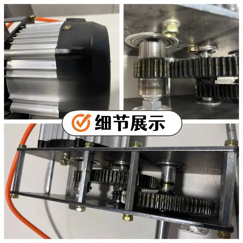 AC 220V 2000W 50Hz Hand-Cranked Generator: Household High-Power Strong Magnet Speed-Increasing Gearbox