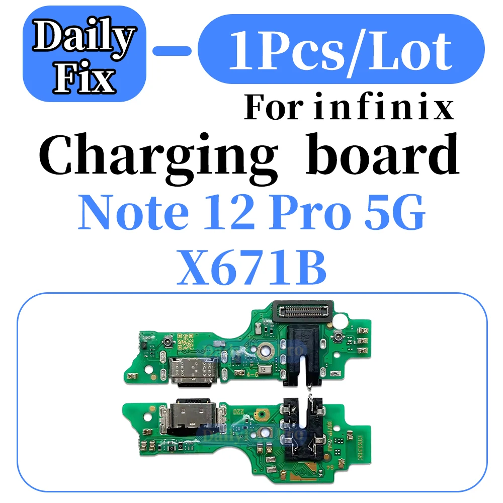 Suitable for Infinix Note 12 Pro 5G X671B Phone Tail Plug Charging Small Board USB Port Replacement Repair