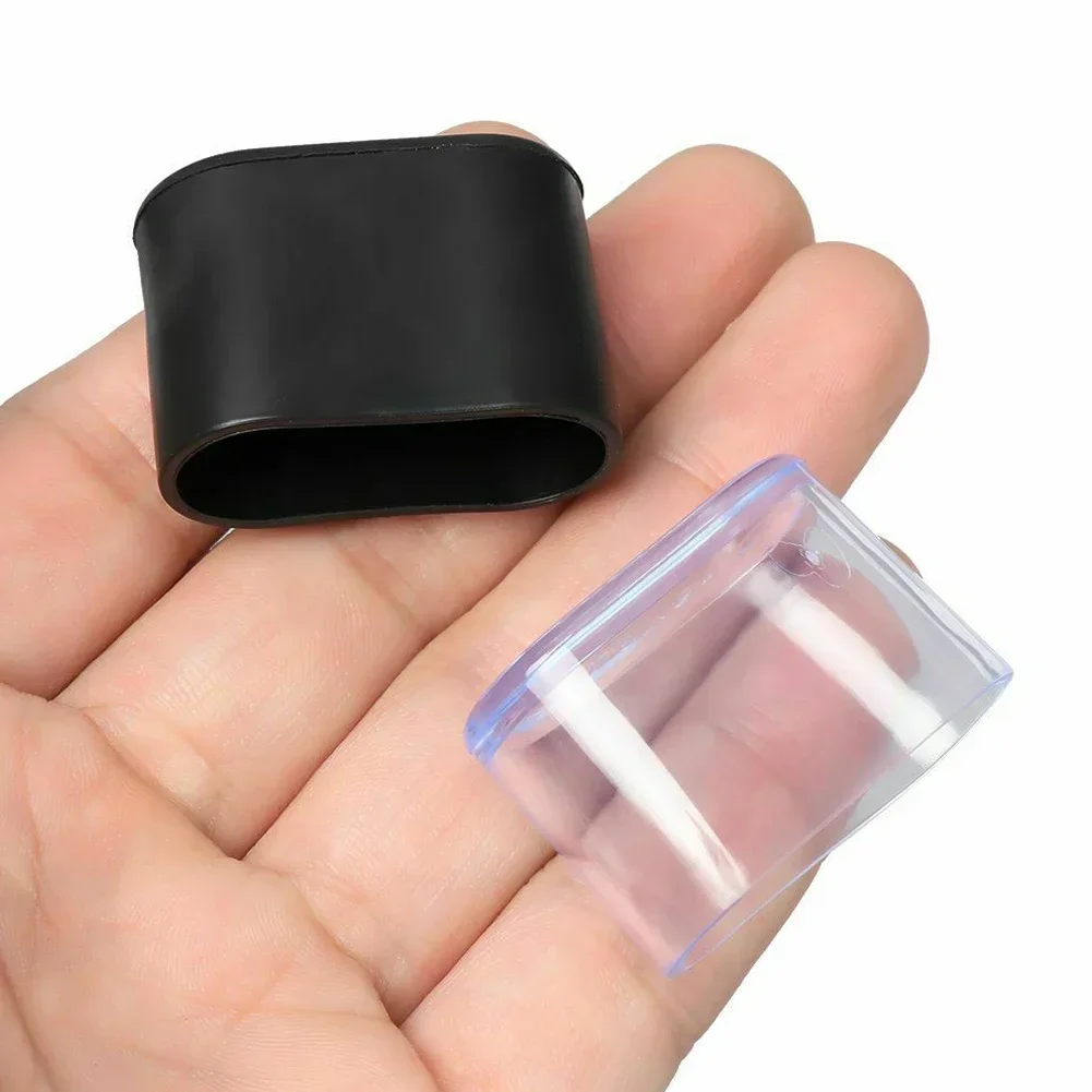 10pcs Chair Leg Cap Rubber Oval Covers Furniture Table Feet Floor Protectors For Chair Desk Office Table Leg Cover
