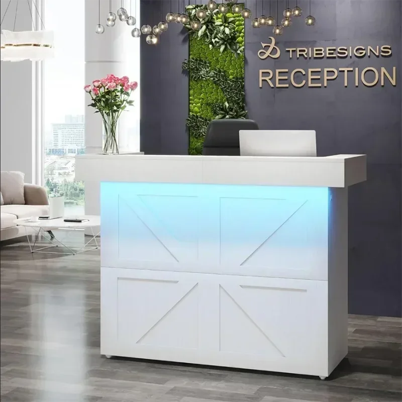 Church Furniture Grocery Store Counter Bar Furnishings Desk Salon Corner Office With Storage Escritorios De Oficina Reception