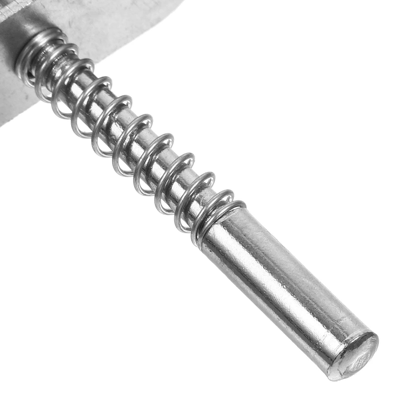 

4pcs Spring Loaded Plunger Latches Durable Bed Fastening Fittings For Baby Crib Small Bed Rabbit Cage Window Screen Pin