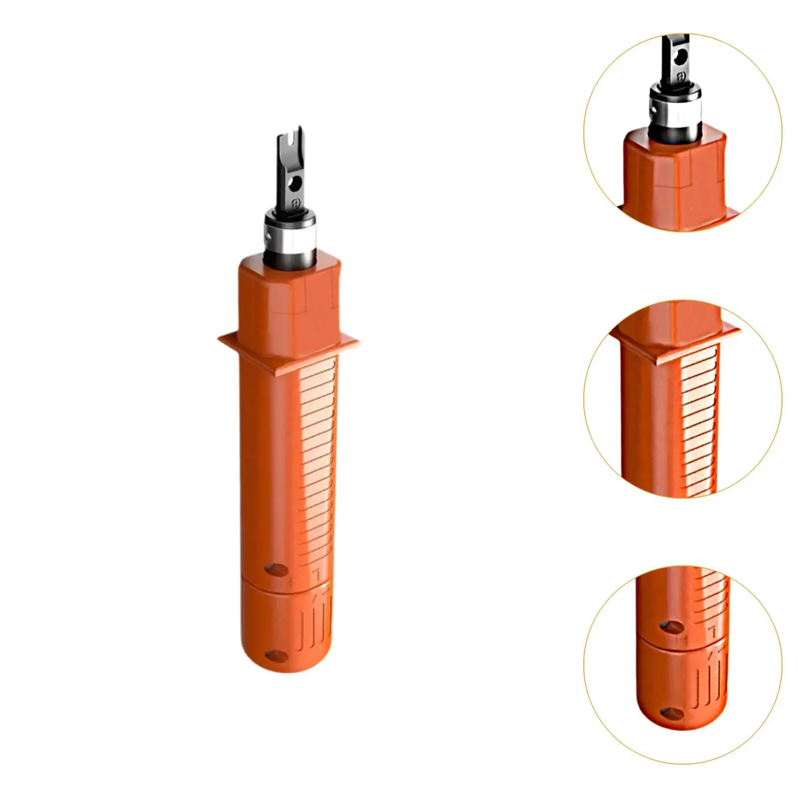 Ferramenta de perfuração antiderrapante cabo de rede punch down multifuncional para fio tangente rede ethernet quadro de distribuição