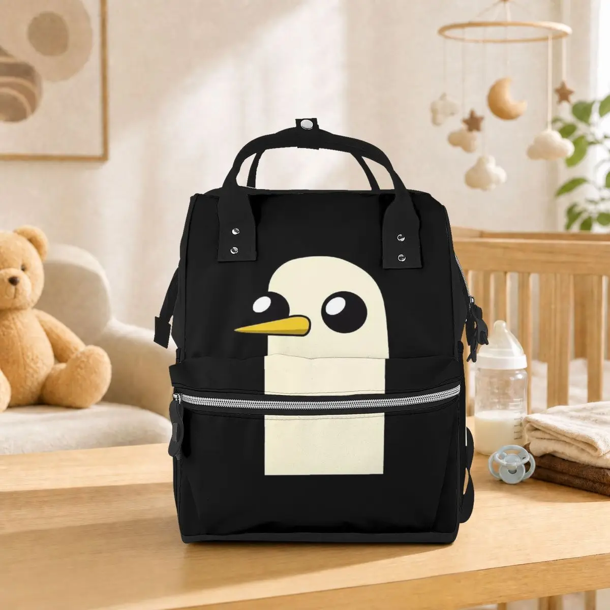 Gunter - Penguin Student Backpack School Bag Hiking Travel Daypack for Men Women Bookbag Shoulder Bags