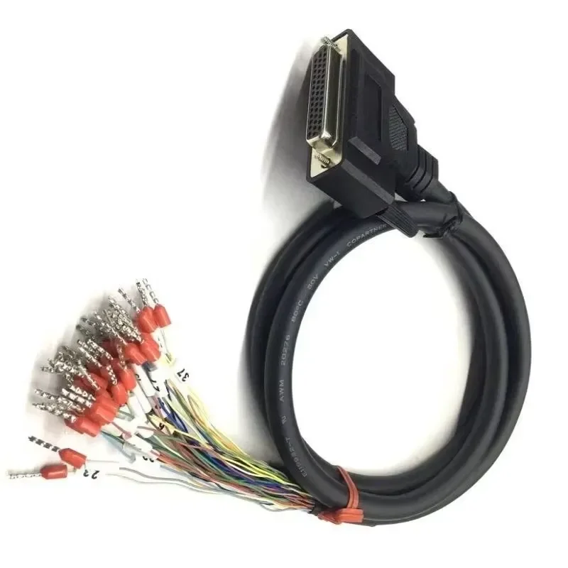 DB44 DB37 Single Head with Number Tube Parallel Port Cable 37pin Double Shielding Male Female 44pin 26AWG Plug Connector