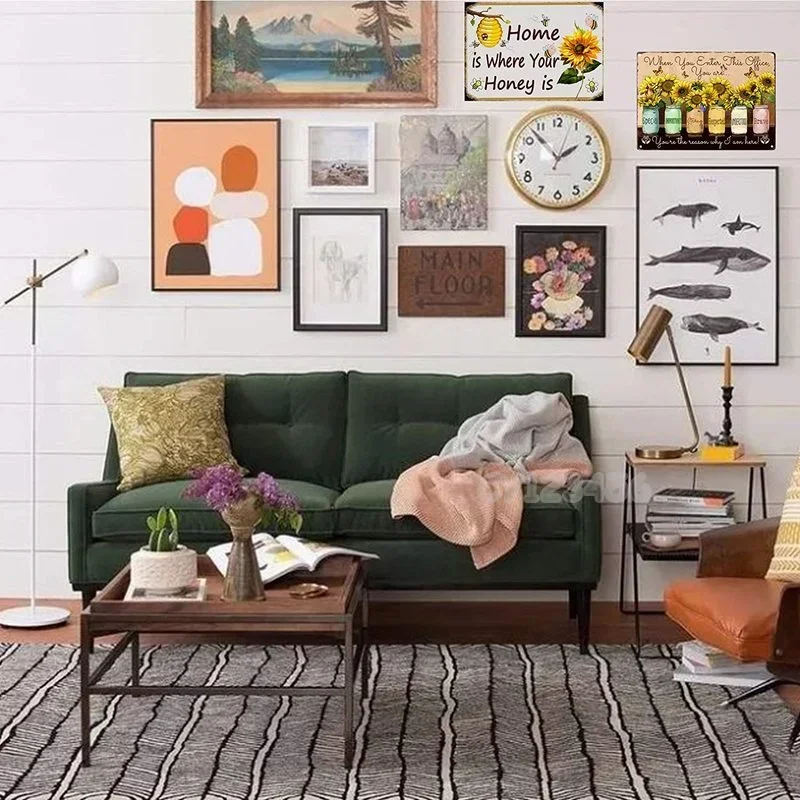 لوحة تأثيرات عتيقة بشعار أرنب معدني طازج للمنزل المزرعة مقاس 8 × 12 بوصة ديكور جداري قيمة de bolinha spotify premium