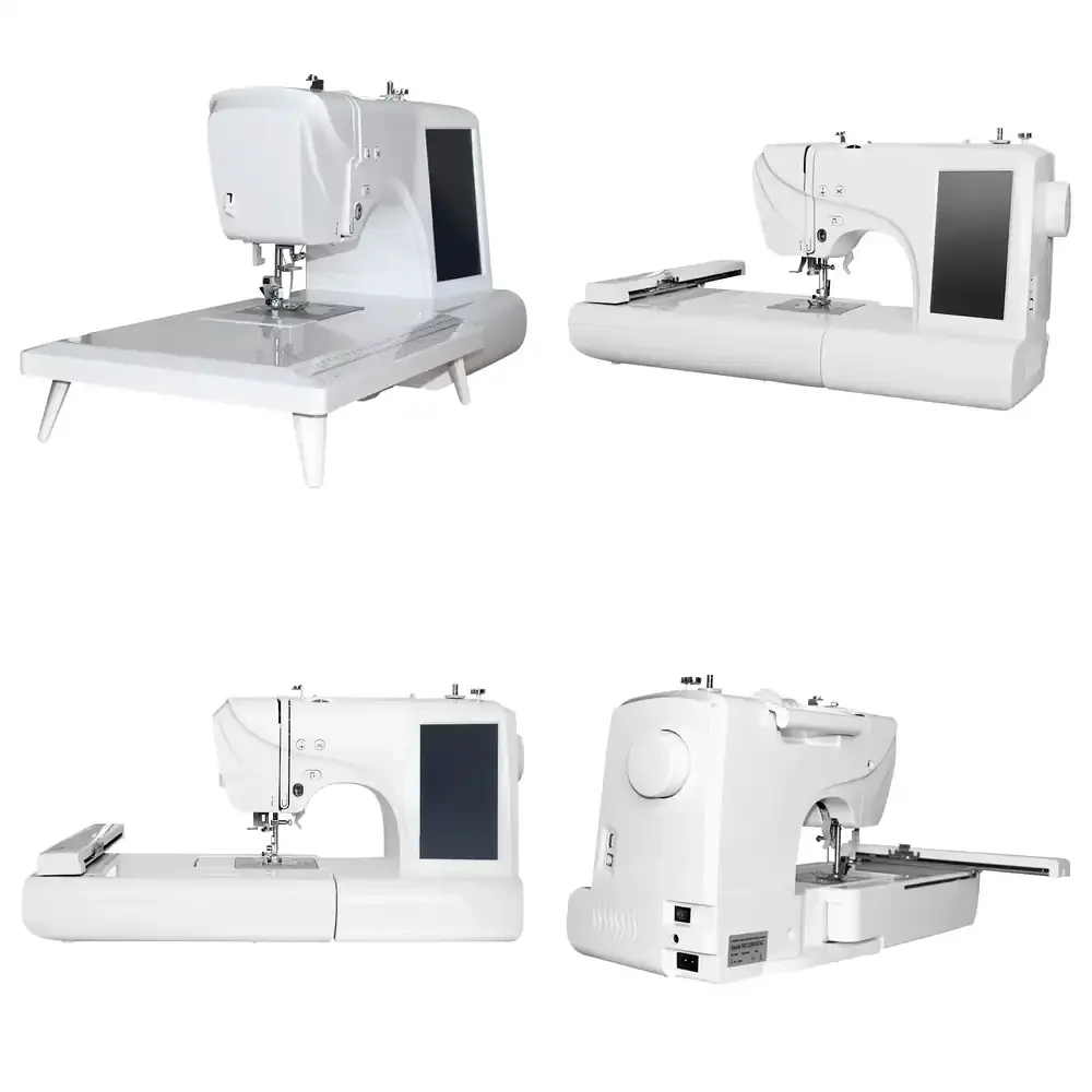 

Customized with LED lighting can work at night automatically threading durable multifunctional embroidery machine