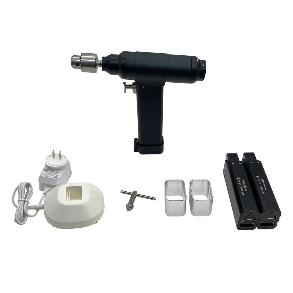 

Electric Bone drill for Trauma Surgery Drill Power Tool black Orthopedic Surgical Instrument with Cloth Case