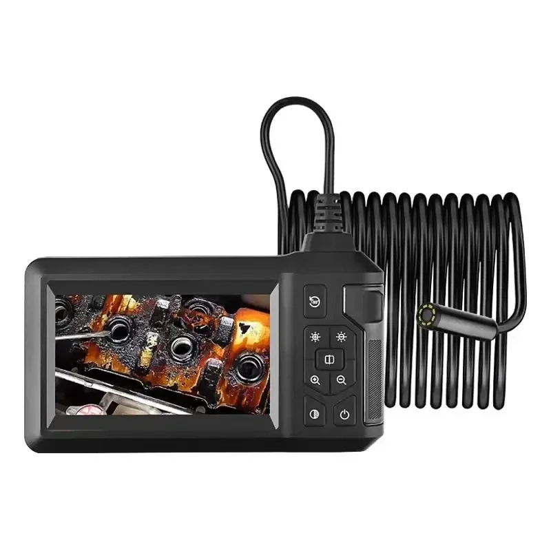 Portable 1080P fixed focus inspection camera dual lens reflective 8mm 30m hard cable short module camera module product