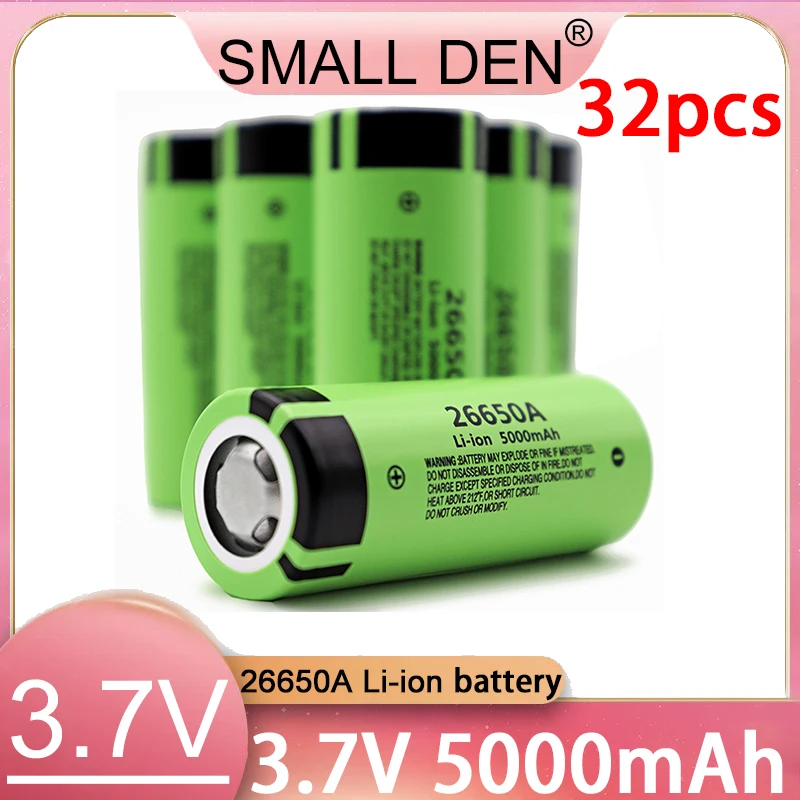 新しい大容量 26650A 3.7V 5000mAh 26650 20A 電源バッテリーおもちゃの懐中電灯電源銀行リチウムイオン充電式バッテリー