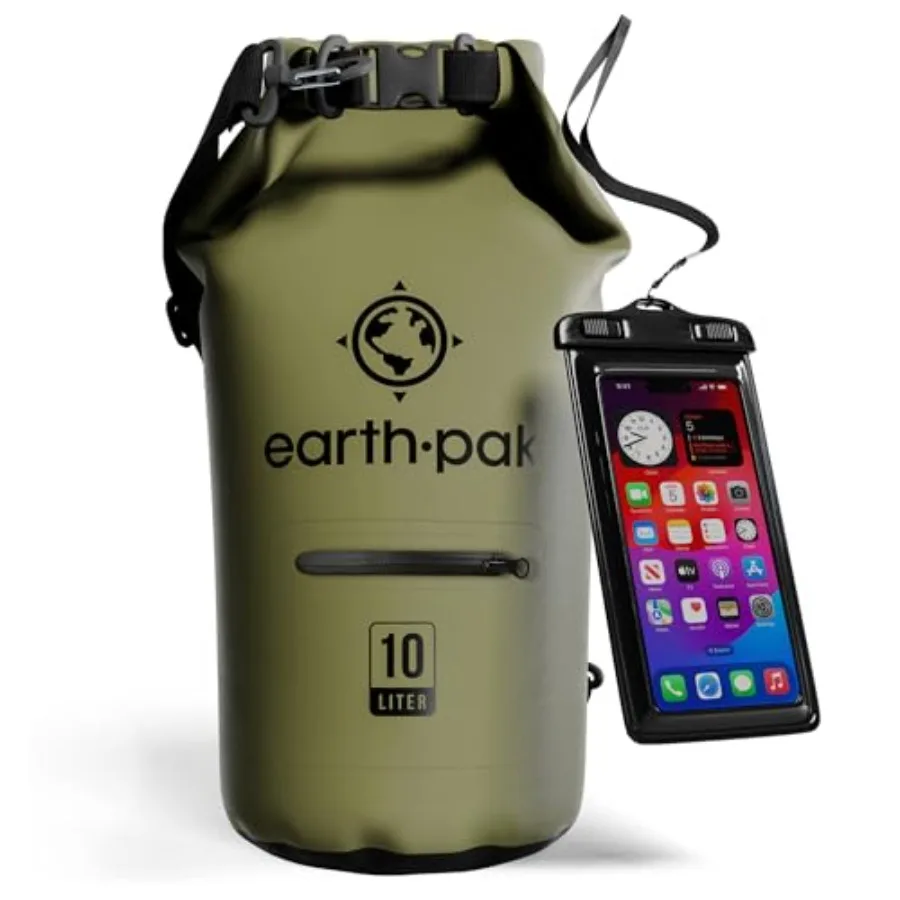 

Waterproof Dry Bag with Zippered Pocket - Waterproof Dry Bag Backpack Keeps Gear Dry