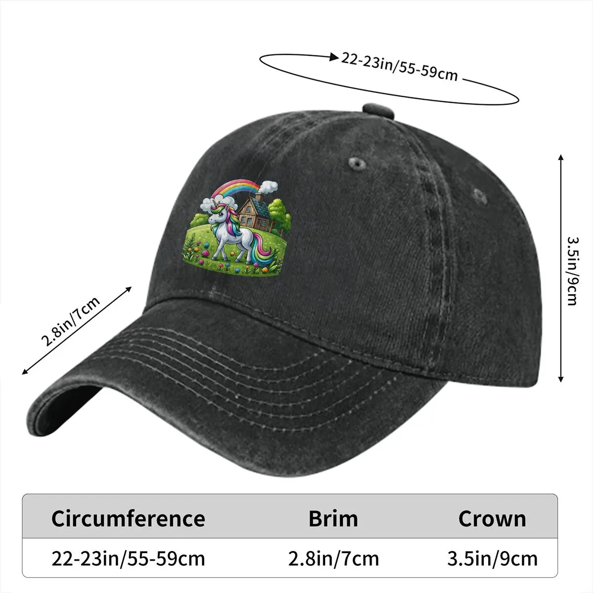 In Front Of The House Baseball Cap Men Hats Women Visor Protection Snapback Cute Unicorn Cartoon Caps