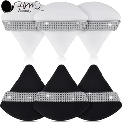 3Pcs Powder Puff Soft Triangle Makeup Puff Velour Cosmetic Foundation Blender Sponge Beauty Makeup Sponge Cosmetics Accessories