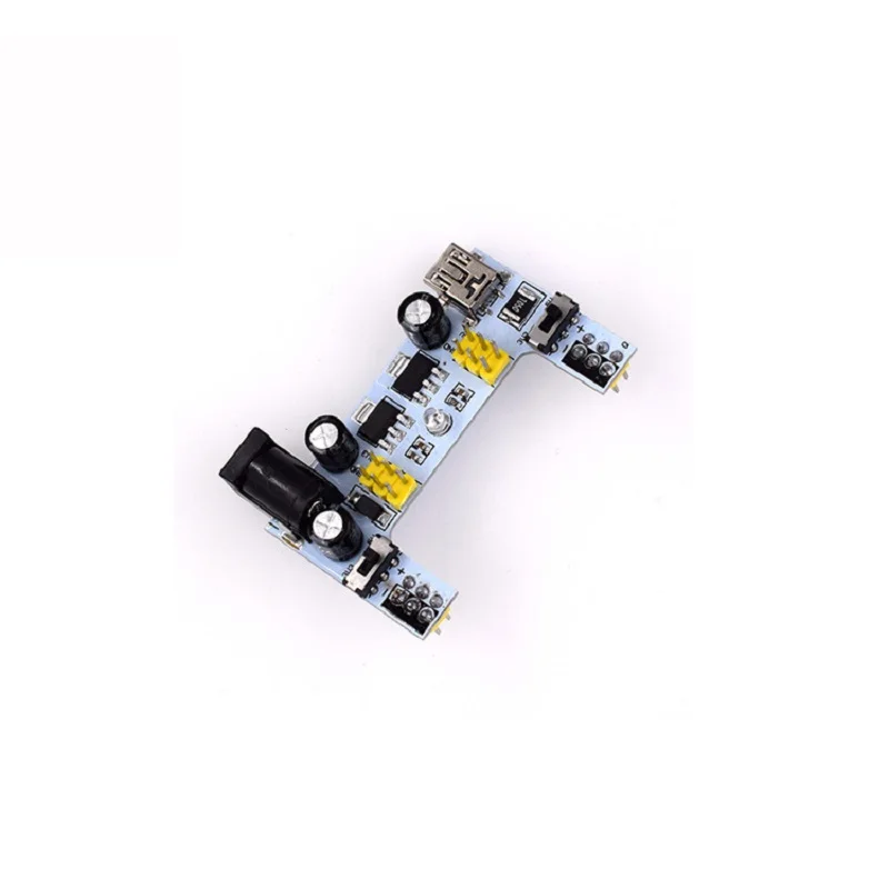Mini USB Interface / MICRO White Breadboard Dedicated Power Supply Module 2-Way 3.3V 5V For Arduino 2 Channel Bread Board image 4
