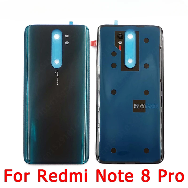 Back Battery Cover for Xiaomi Redmi Note 8 Pro back housing cover case with adhensive replacement spare parts