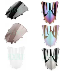 Dla Yamaha YZF 600 R6 R7 2017 2018 2019 2020 2021 2022 2023 motocykl ekran szyby podwójne Bubble YZFR6 YZF-R7