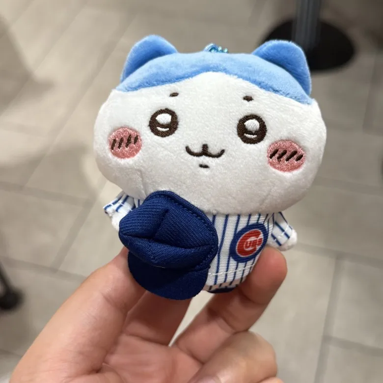 Usachi Chiikawa Bär Baseball Giants Hachiware Cartoon Schlüsselanhänger Anhänger Plüschpuppe Ornament Rucksack Plüsch Anhänger