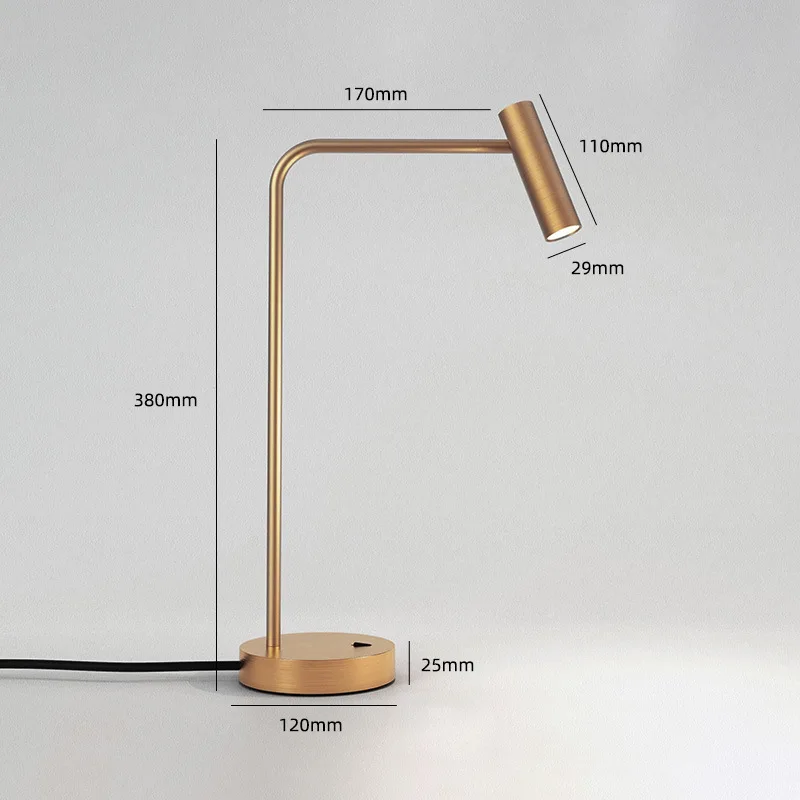 Scandinavische verstelbare wandlamp Moderne eenvoudige LED-tafellampen wit zwart zilver goud nachtkastje kantoorstudie Lezen Vloerverlichting