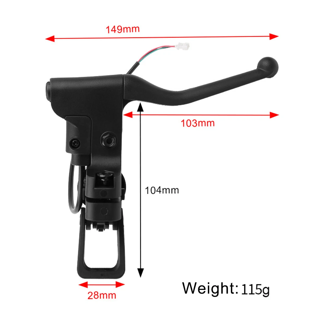 

Left Brake Handle With Bell For M5/M5 PRO/M5 MAX Electric Scooters Enhanced Safety Built-in Bell Easy Installation