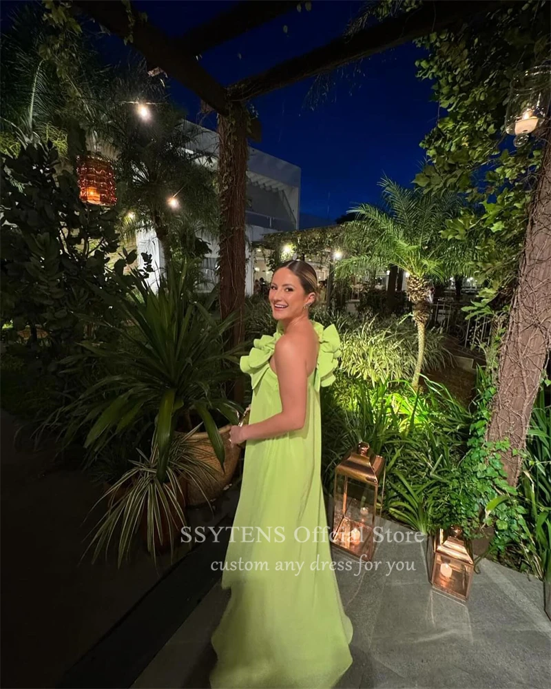 Simple Saudi Arabia Prom Dresses One Shoulder Party Dresses Women Customized Long Evening Gowns Wedding Guest Look Dress 2025