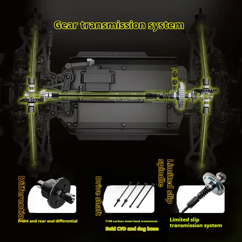 2024 New Model Rallo Gladiator 1:14rc Remote Control Car  Remote Control Car Toy Racing Remote Control Car 4wd Off Road