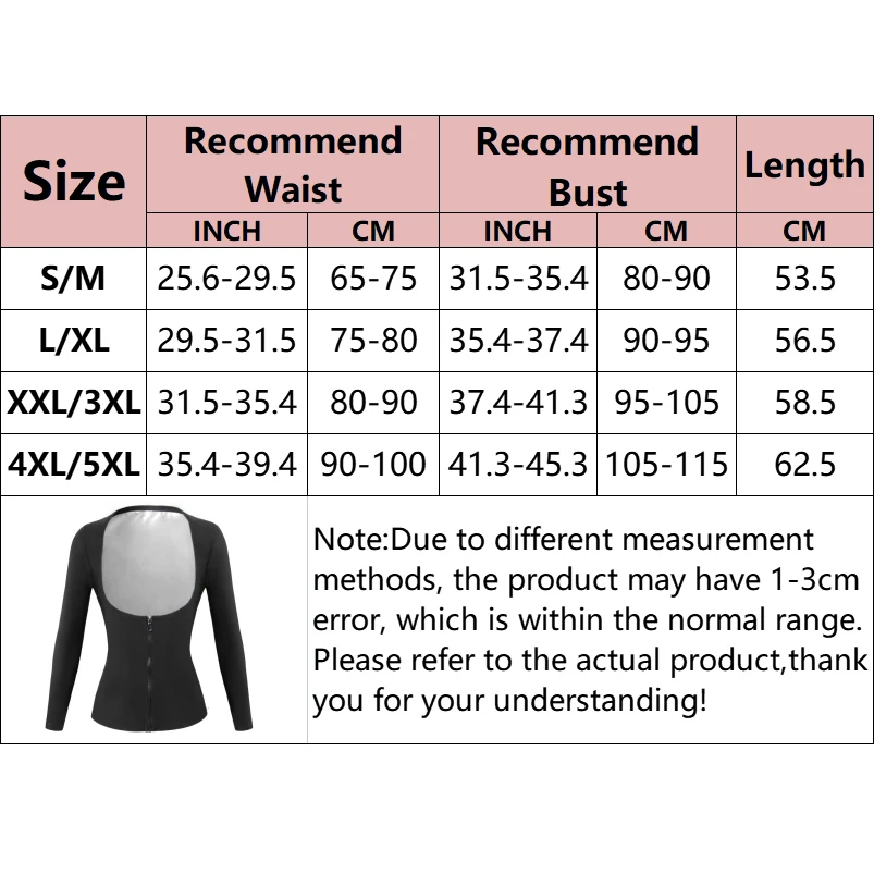 Sauna Suit for Women Shapewear Sweat Body Shaper Hot Waist Trainer Long Sleeve Shirt Workout Top Shaping Sweating Suit Sportswea