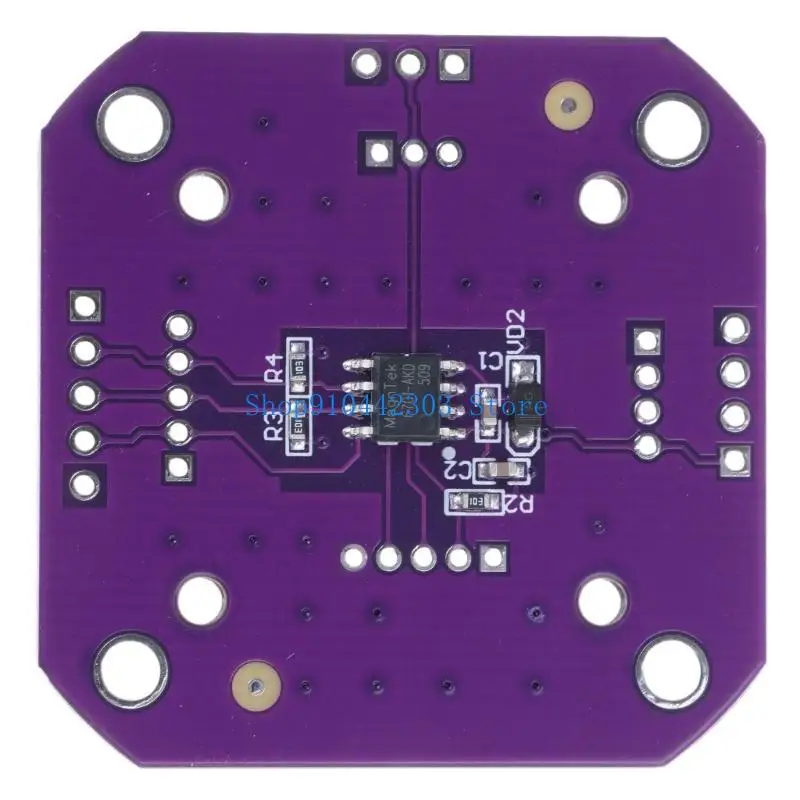 652F MT6701 Temperature Resistant Encoders Module Supporting I2C SPI Interfaces